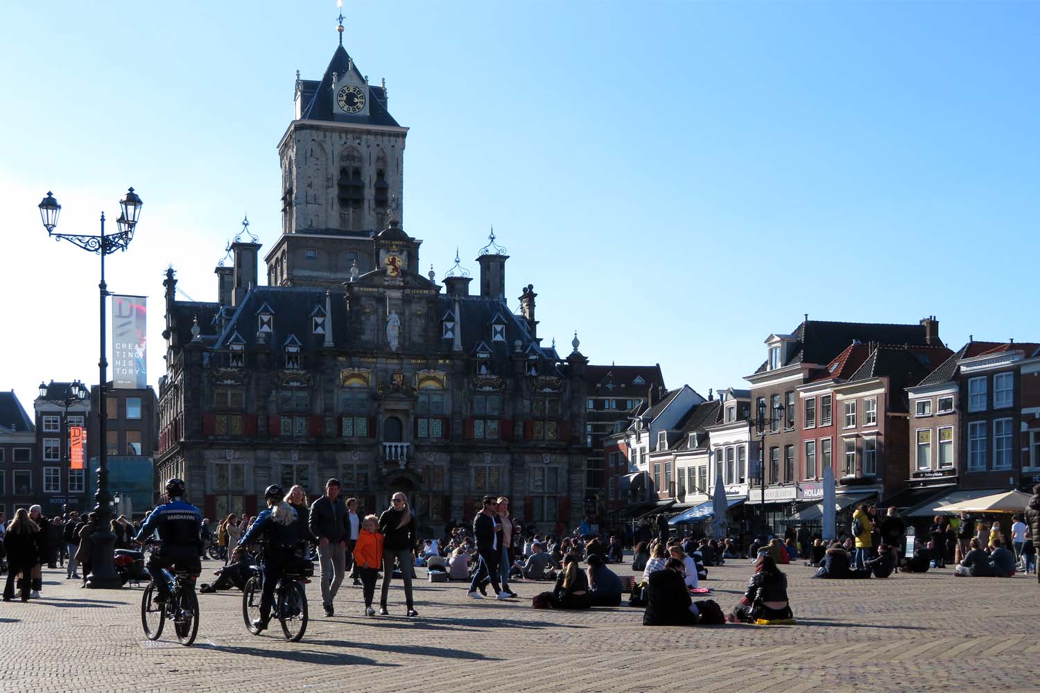 Lentedagen op de Markt in Delft - 28 februari 2021